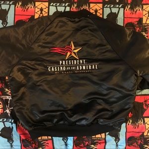Vintage Casino on the Admiral Bomber Jacket